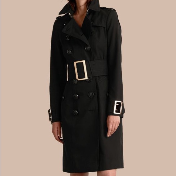 Limited edition BURBERRY classic Trench Coat super gold buckle - Picture 2 of 14